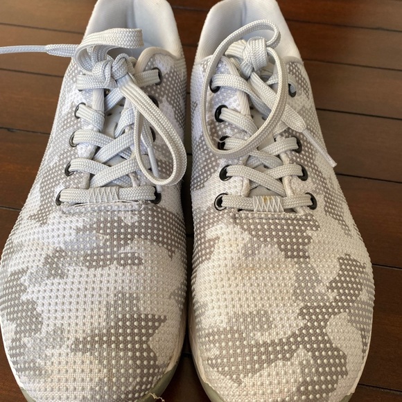 NOBULL Shoes - NoBull white camp shoes - Snow Camo Trainer